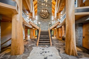 Grand entrance to the home
