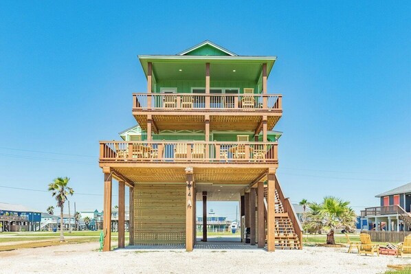 This brand new build provides beautiful views from all directions