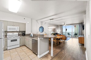 Full Kitchen with Bar Seating