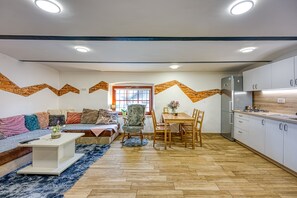 Kitchen and dining area