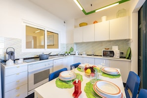 Kitchen and dining area