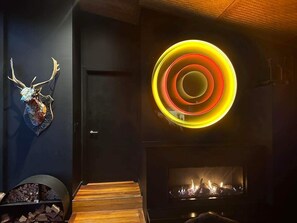 Indoor gas fire
