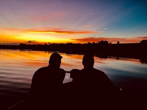 Beautiful sunsets are just one of the many things that just add beauty to the world.