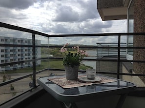 Blick vom Balkon