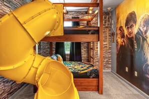 Harry Potter Themed Room with Bunkbed Slide