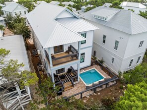 Aerial view of this stunning property.