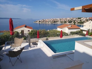 Exterior and pool area