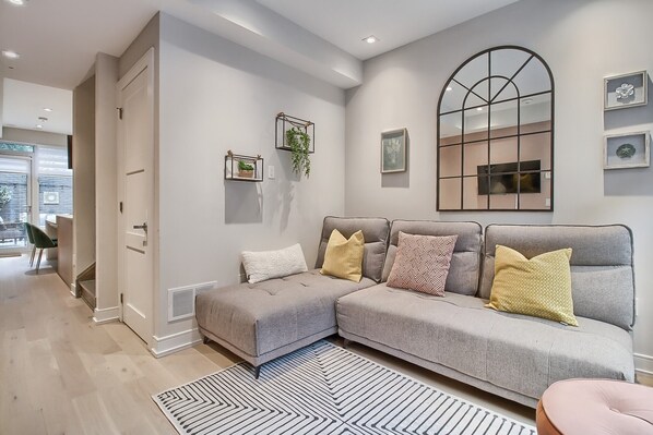 Living room of the townhouse