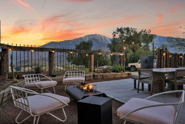 Cheers to good family, friends, good conversation, and a beautiful sunset