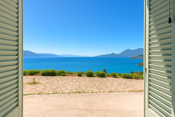Gaze across the sparkling sea from the comfort of your private terrace.