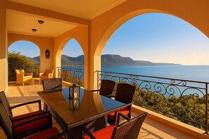 Enjoy morning coffee or evening wine with sweeping vistas.

