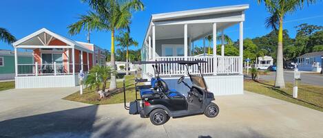 Golf Carts use with House
7 nights or more @ $5/nt
Less than 7 nights @ $10/nt