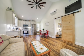 Living Room | Open-Concept Layout | Smart TV | 1st Floor