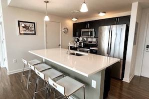 Kitchen and counter dining