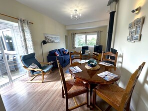 open plan dining area