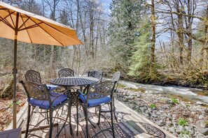 Private Deck | Clear Creek Access