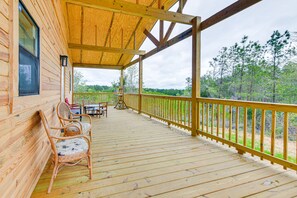 Back Deck | Forested Views