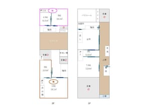 ・[Layout] The Sakura Room and the Ume Room are not adjacent to each other, so privacy is guaranteed.
