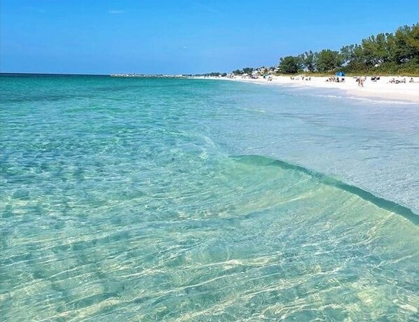 Anna Maria has Crystal Clear Turquoise Waters and Powdery White Sand.
