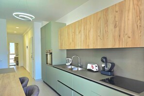 Kitchen and dining area