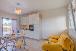 Kitchen and dining area