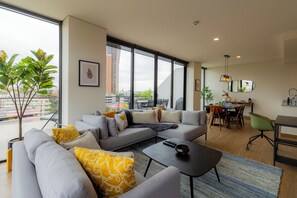 Complete living room for your comfort.



