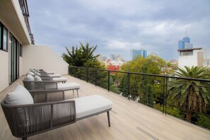 Private terrace perfect for sunset watching.


