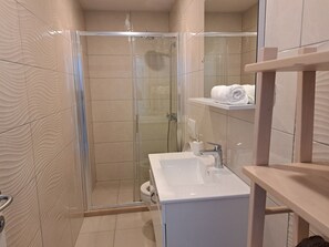 Bathroom in the pool house