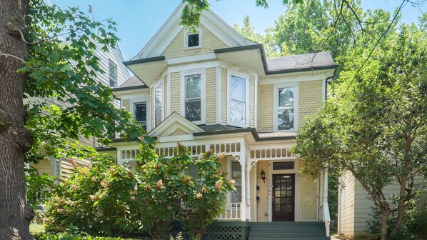 Step back in time and experience the charm of our beautiful historical home. Rich in character and timeless, it's a glimpse into the past you won't forget.