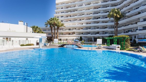 Communal heated pool