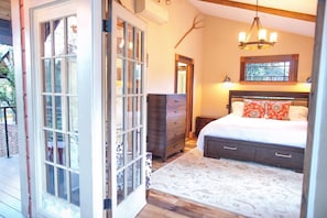 Looking into bedroom