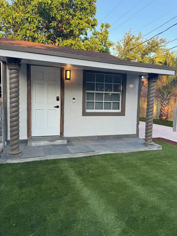Front door entrance. 
