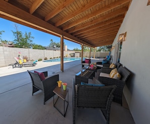 Expansive Outdoor Patio