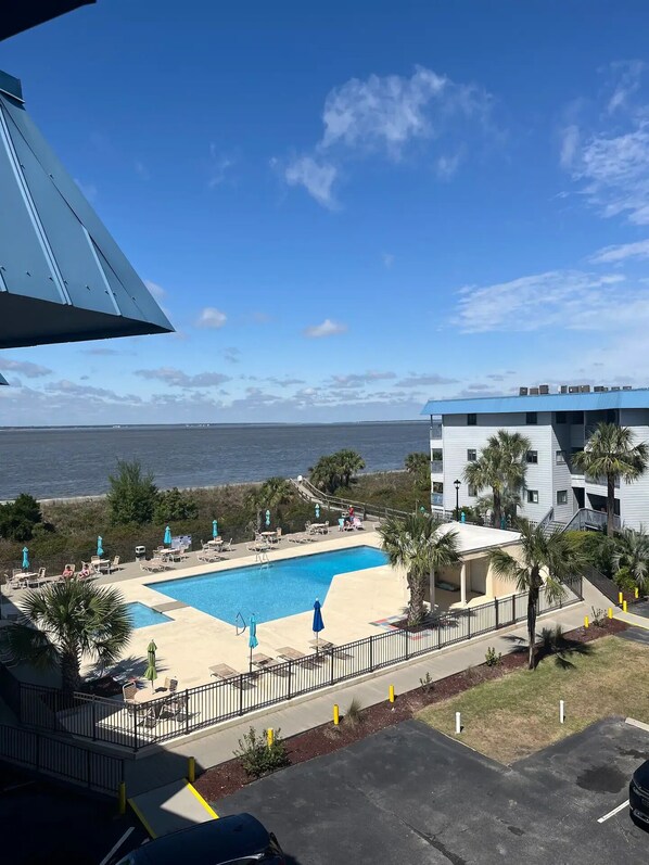 The view from your own personal balcony!