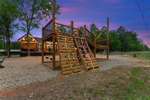 The custom-built playscape!