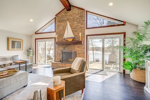 Living Room | Main Level | Free WiFi | Central A/C + Heating