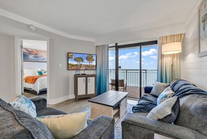 Pull out sofa in the living room