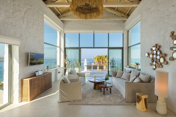 Living Room and Terrace.
