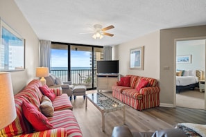 Living Area with Balcony