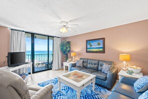 Living Area with Balcony
