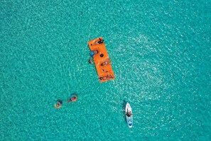 Our secluded cove.  Dive into water activities or just float your cares away.
