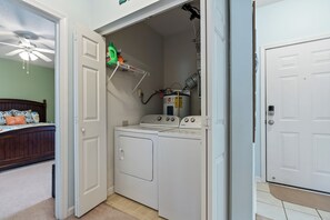 Never underestimate the convenience of a washer & dryer in your unit.