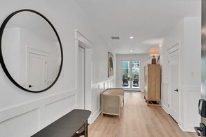 You will walk in on the main level which will also take you to the pool and outdoor area.
