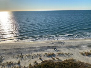 Beach and Ocean from 10th floor condo