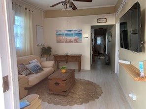 lounge.  View from the main entrance towards the kitchen.