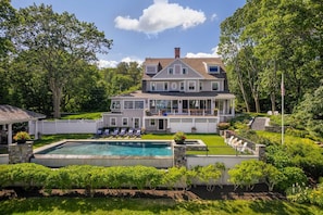 Exterior of home from ocean side