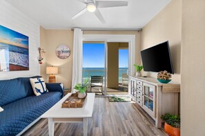 Living Area with Balcony