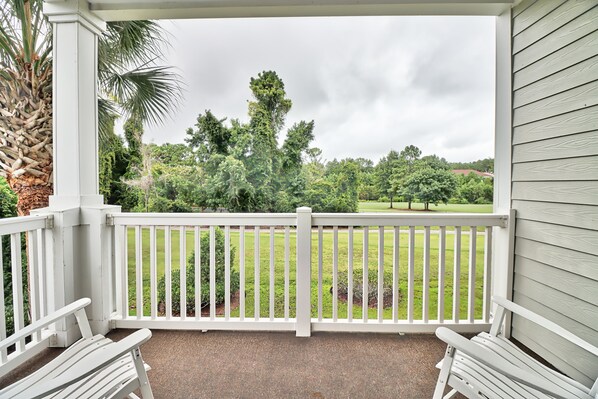 View of Golf Course from Balcony