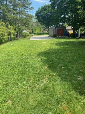 Side of property green space