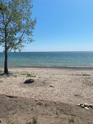 Private beach
